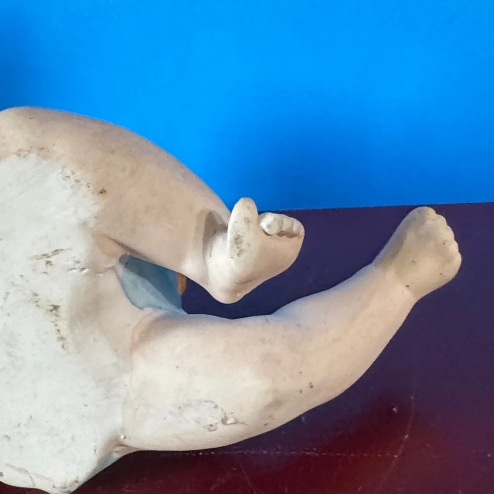 Vintage Ceramic Piano Baby Planter
